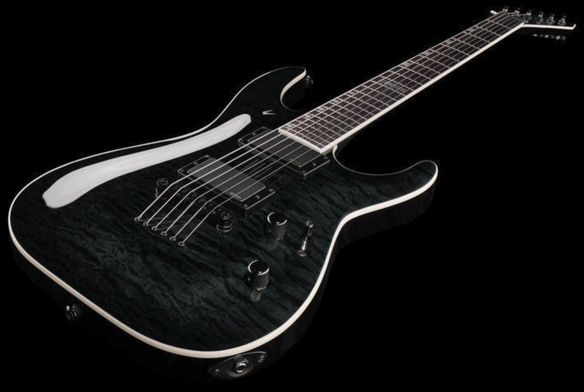 Ltd Mh-401nt Emg - See Thru Black - Str shape electric guitar - Variation 3