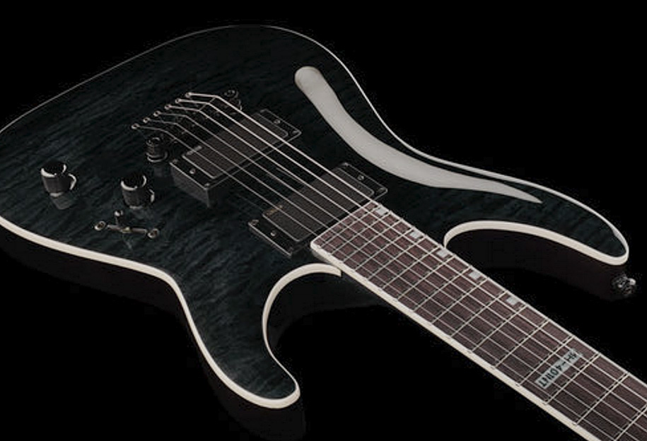 Ltd Mh-401nt Emg - See Thru Black - Str shape electric guitar - Variation 4