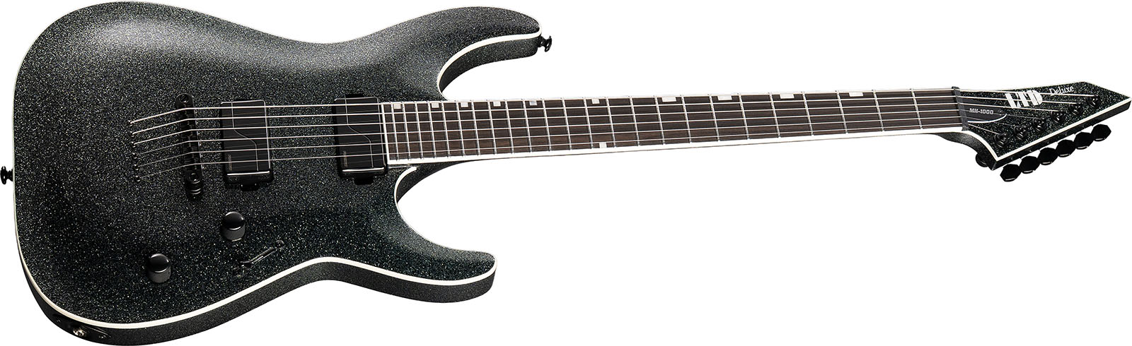 Ltd Mh1000 2h Fishman Fluence Ht Eb - Granite Sparkle - Metal electric guitar - Variation 2