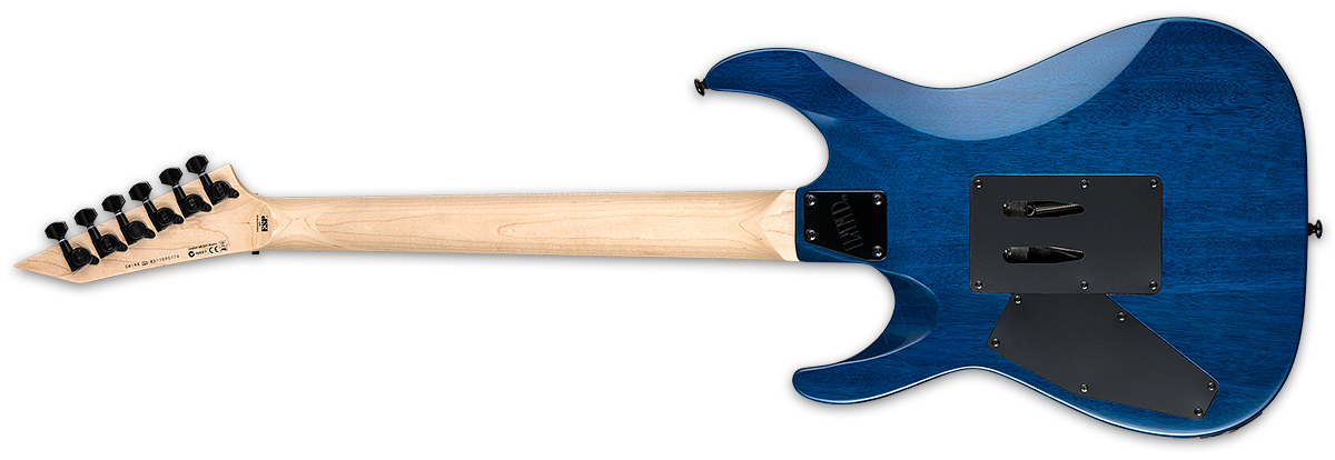 Ltd Mh203qm Hss Fr Mn - See Thru Blue - Str shape electric guitar - Variation 2