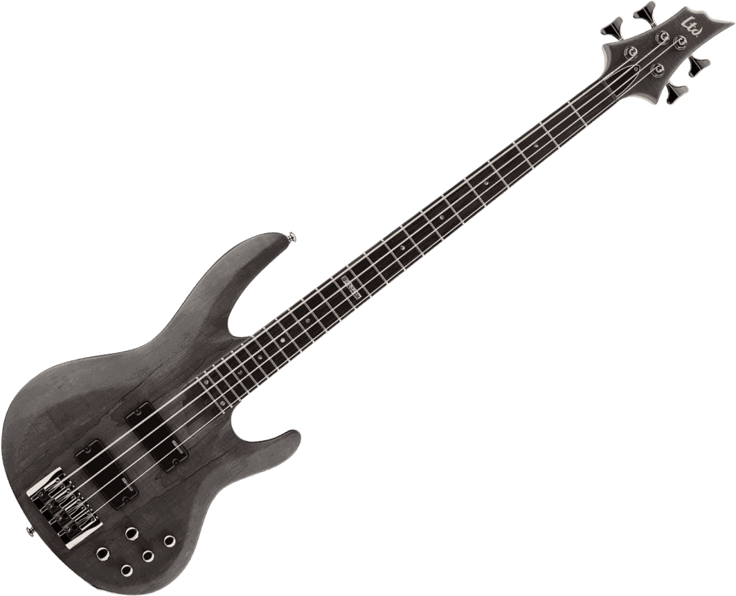 Ltd B-204sm - See Through Black - Solid body electric bass - Variation 1