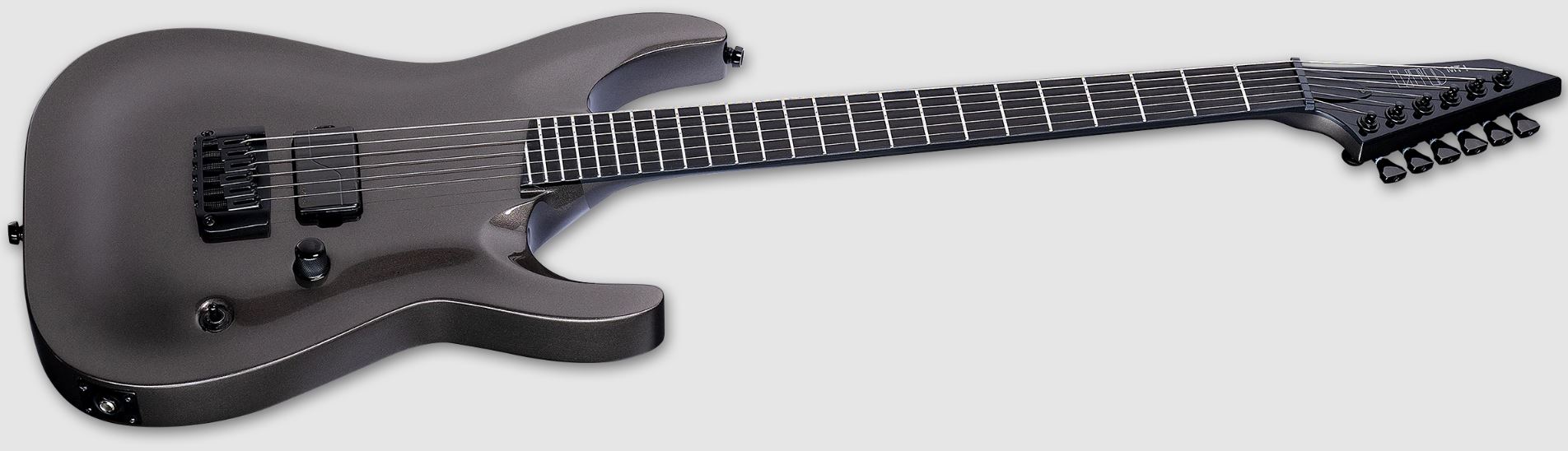 Ltd Mt-i Mick Thomson Signature 1h Ht Eb - Obsidian Metallic - Signature electric guitar - Variation 2