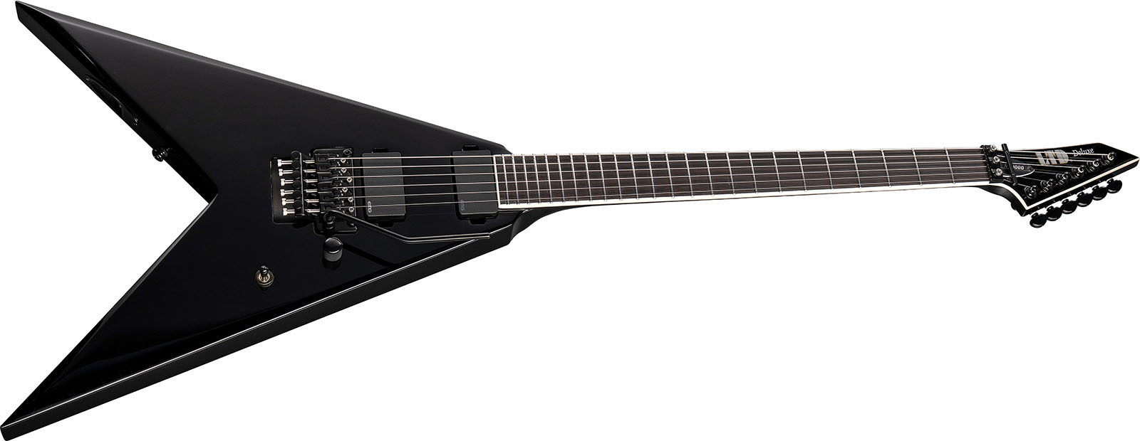 Ltd Nv1000 2h Emg Fr Eb - Black - Metal electric guitar - Variation 2