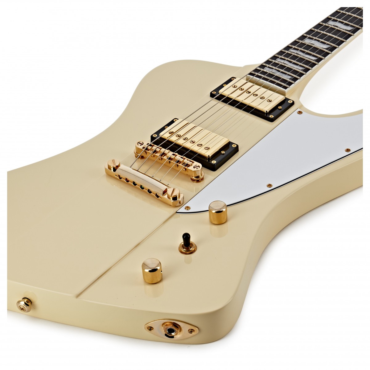 Ltd Phoenix 1000 Hs Seymour Duncan Ht Eb - Vintage White - Retro rock electric guitar - Variation 3