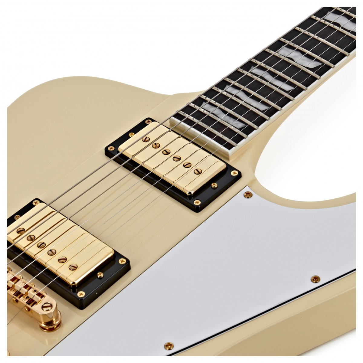 Ltd Phoenix 1000 Hs Seymour Duncan Ht Eb - Vintage White - Retro rock electric guitar - Variation 4
