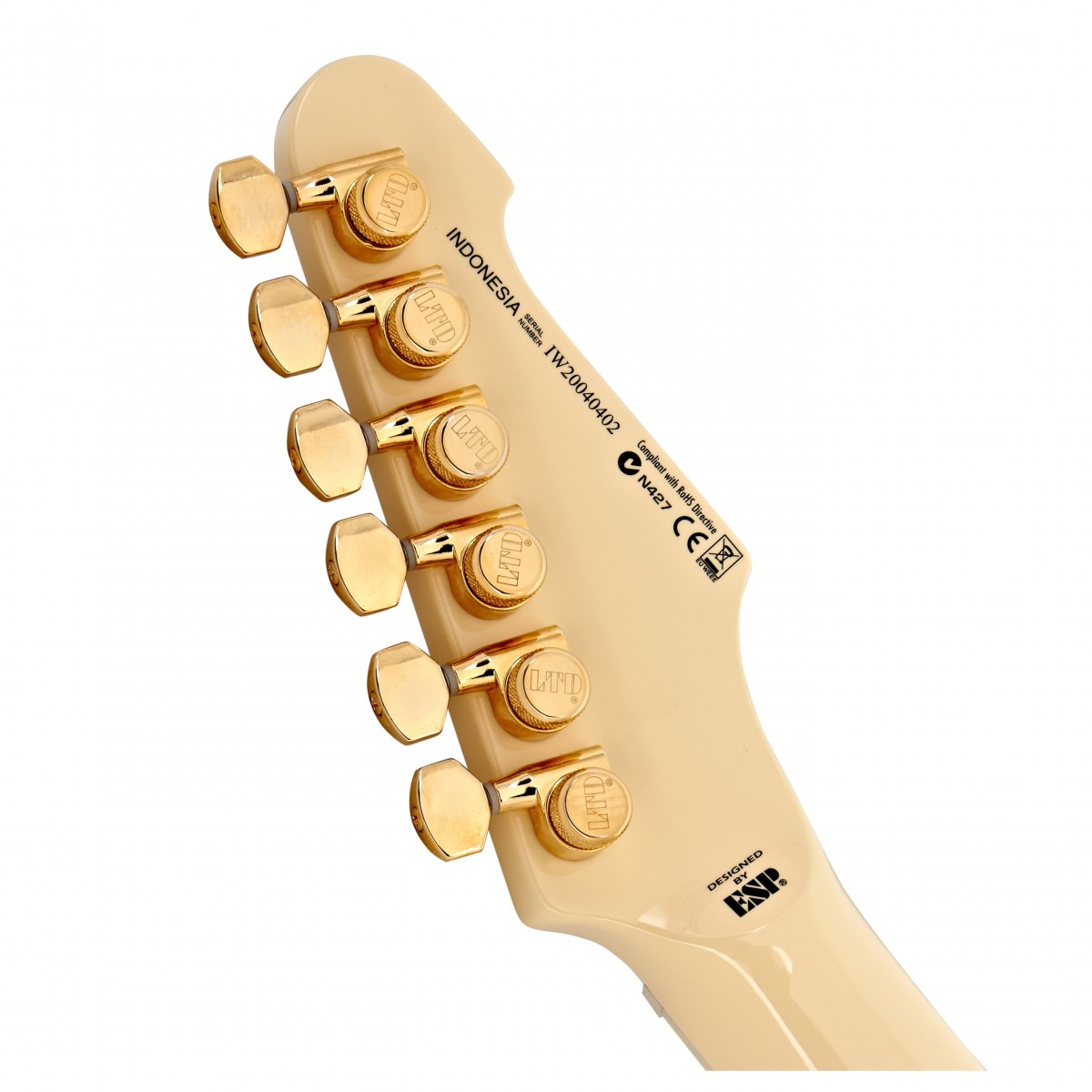 Ltd Phoenix 1000 Hs Seymour Duncan Ht Eb - Vintage White - Retro rock electric guitar - Variation 5