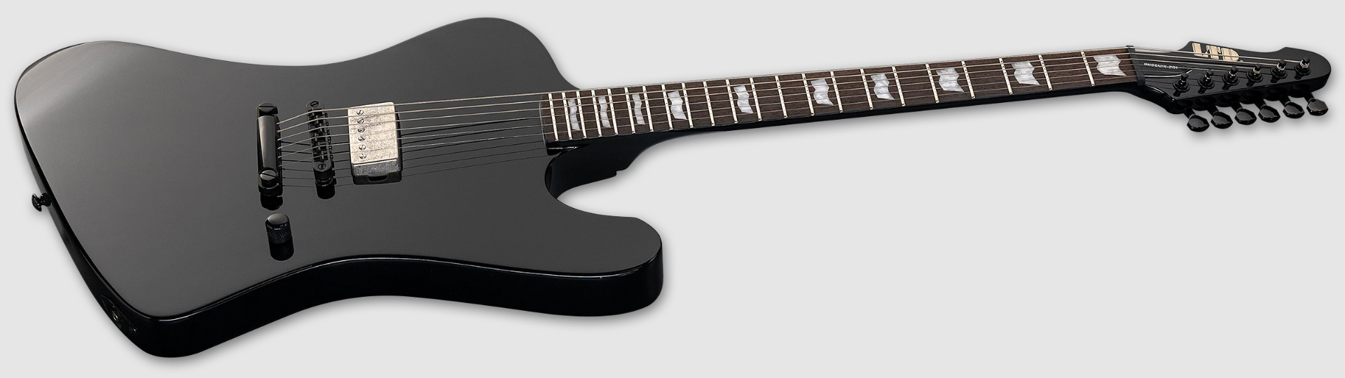 Ltd Phoenix 201 1h Ht Rw - Black - Retro rock electric guitar - Variation 2