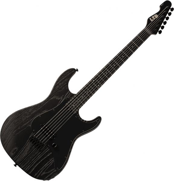 Solid body electric guitar Ltd SN-1 HT - Black blast
