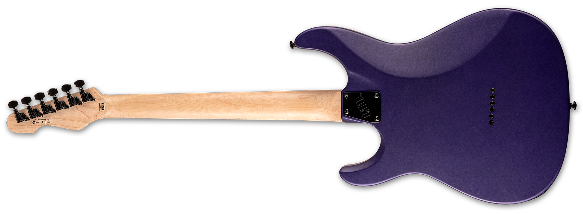 Ltd Sn-200ht Hh Ht Mn - Dark Metallic Purple Satin - Str shape electric guitar - Variation 2