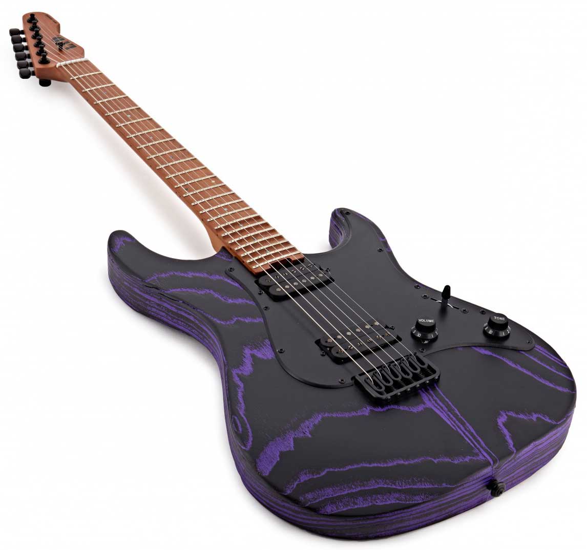 Ltd Sn1000ht 2h Seymour Duncan Ht Eb - Purple Blast - Str shape electric guitar - Variation 2