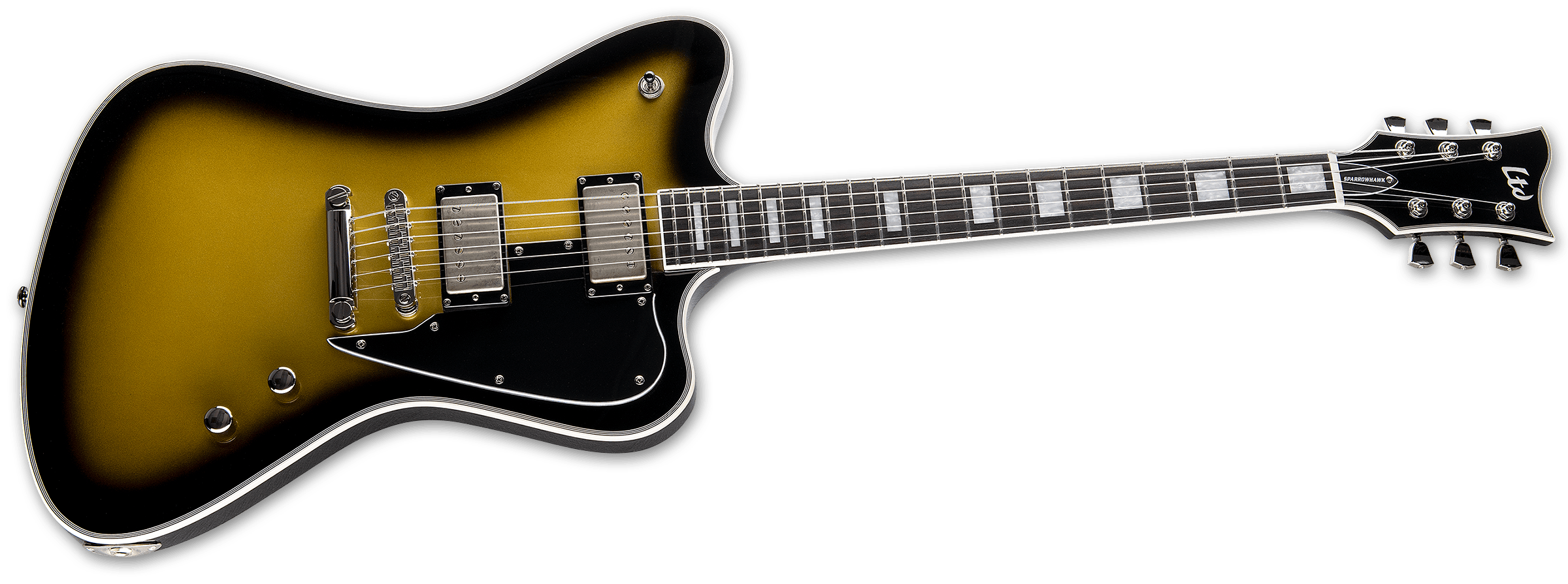 Ltd Sparrowhawk Bill Kelliher Signature Hh Ht Eb - Vintage Silver Sunburst - Signature electric guitar - Variation 1