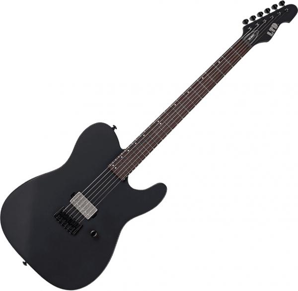 Solid body electric guitar Ltd TE-201 - black satin