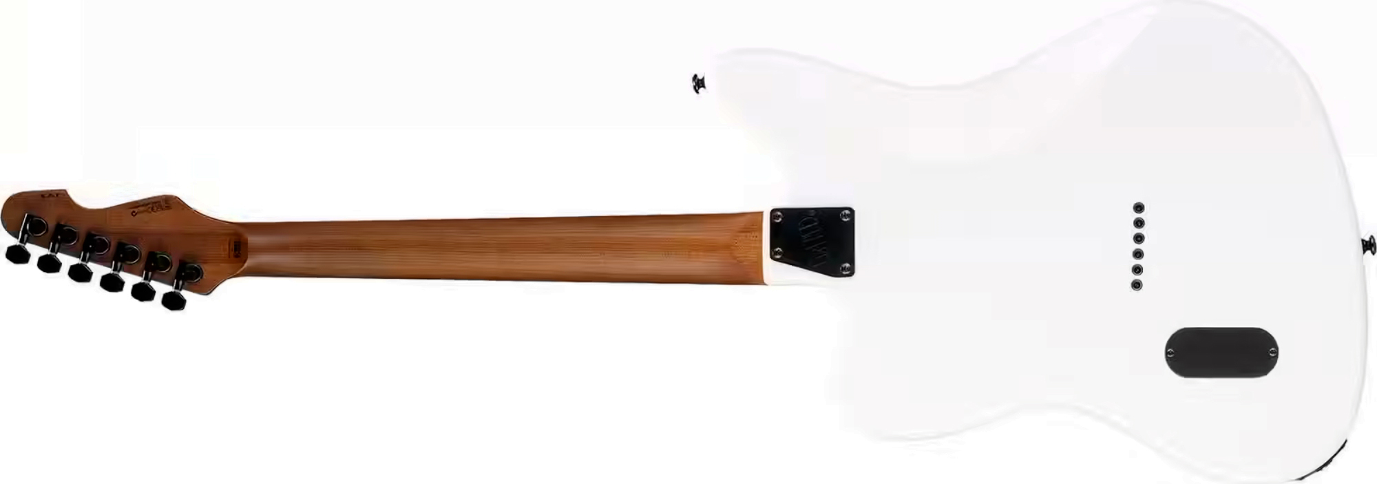 Ltd Xj2 Ht 2h Fishman Fluence Eb - Snow White - Baritone guitar - Variation 1
