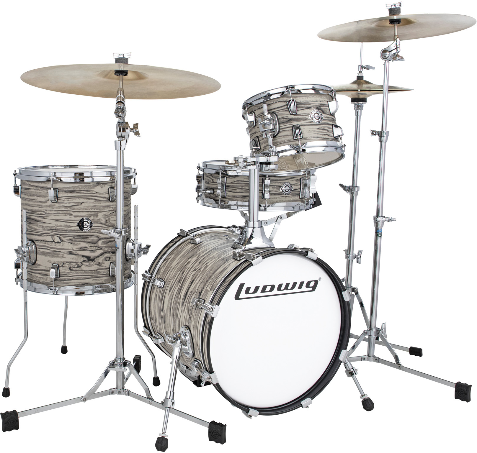 Ludwig Kit Breakbeats Questlove Sahara 4 Futs - Swirl - Standard drum kit - Main picture