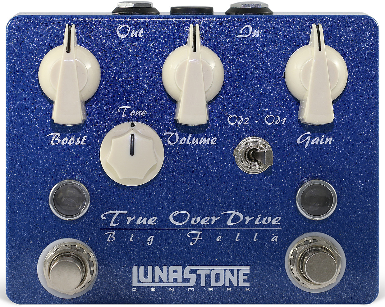 Lunastone Big Fella Overdrive - Overdrive, distortion & fuzz effect pedal - Main picture