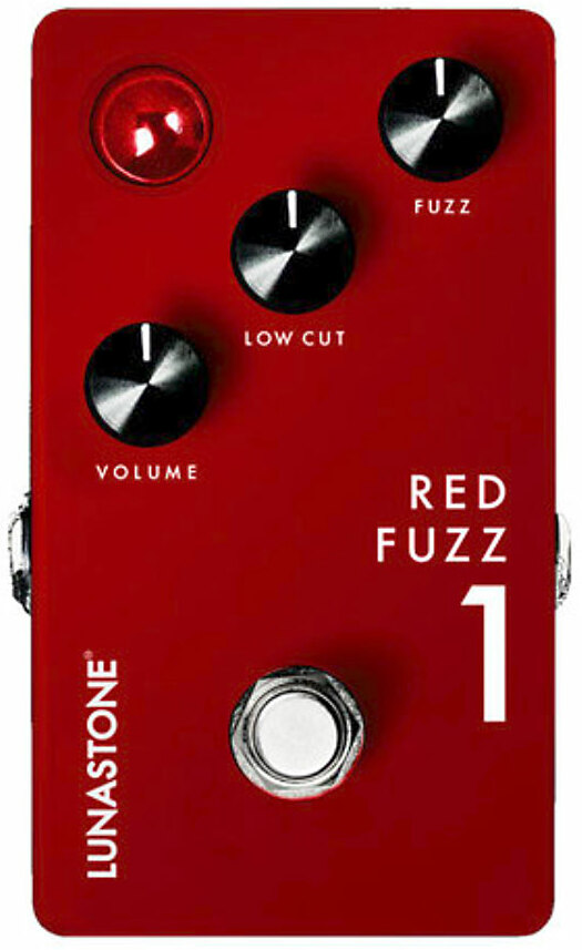 Lunastone Red Fuzz 1 - Overdrive, distortion & fuzz effect pedal - Main picture