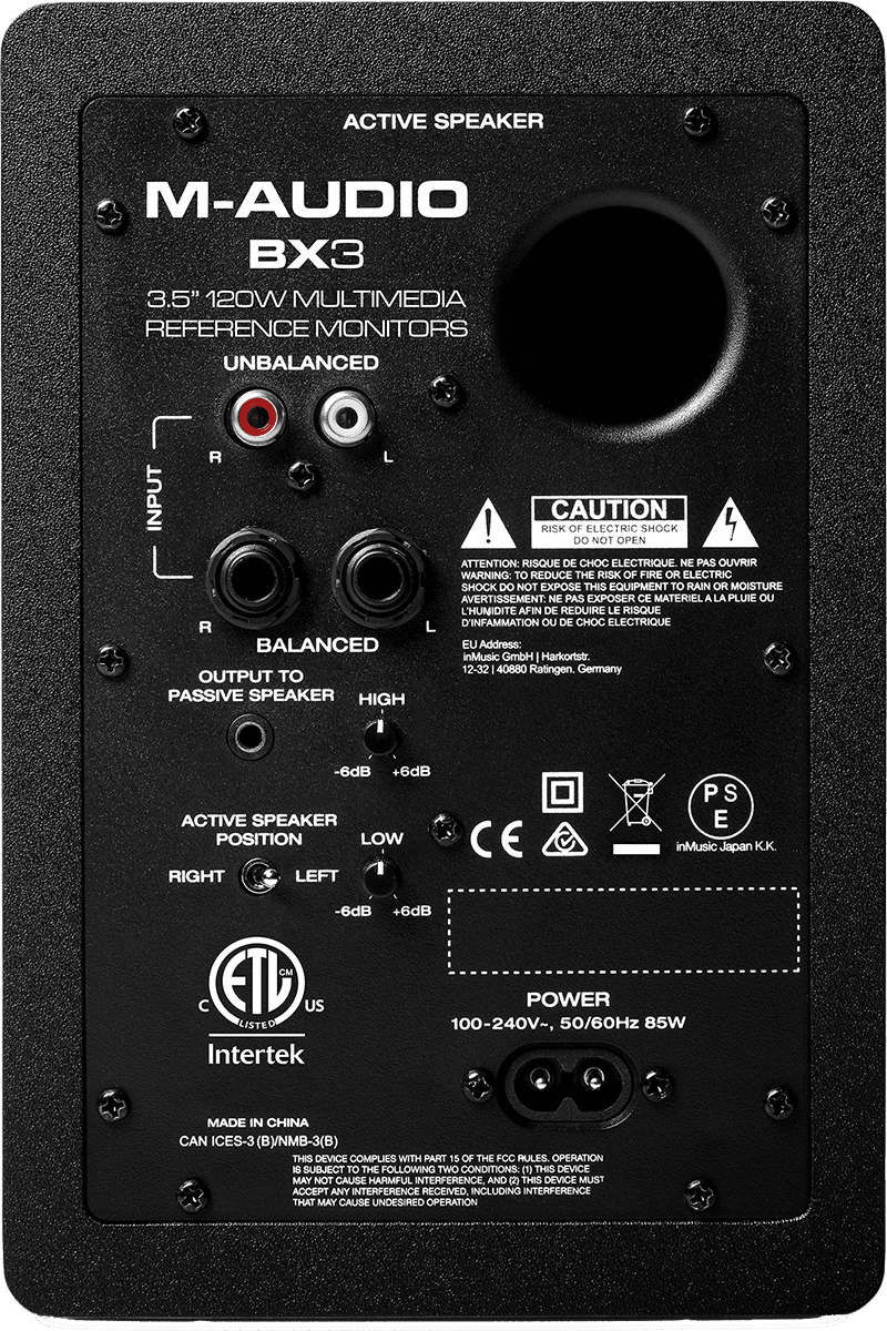 M-audio Bx3d3 - La Paire - Active studio monitor - Variation 2