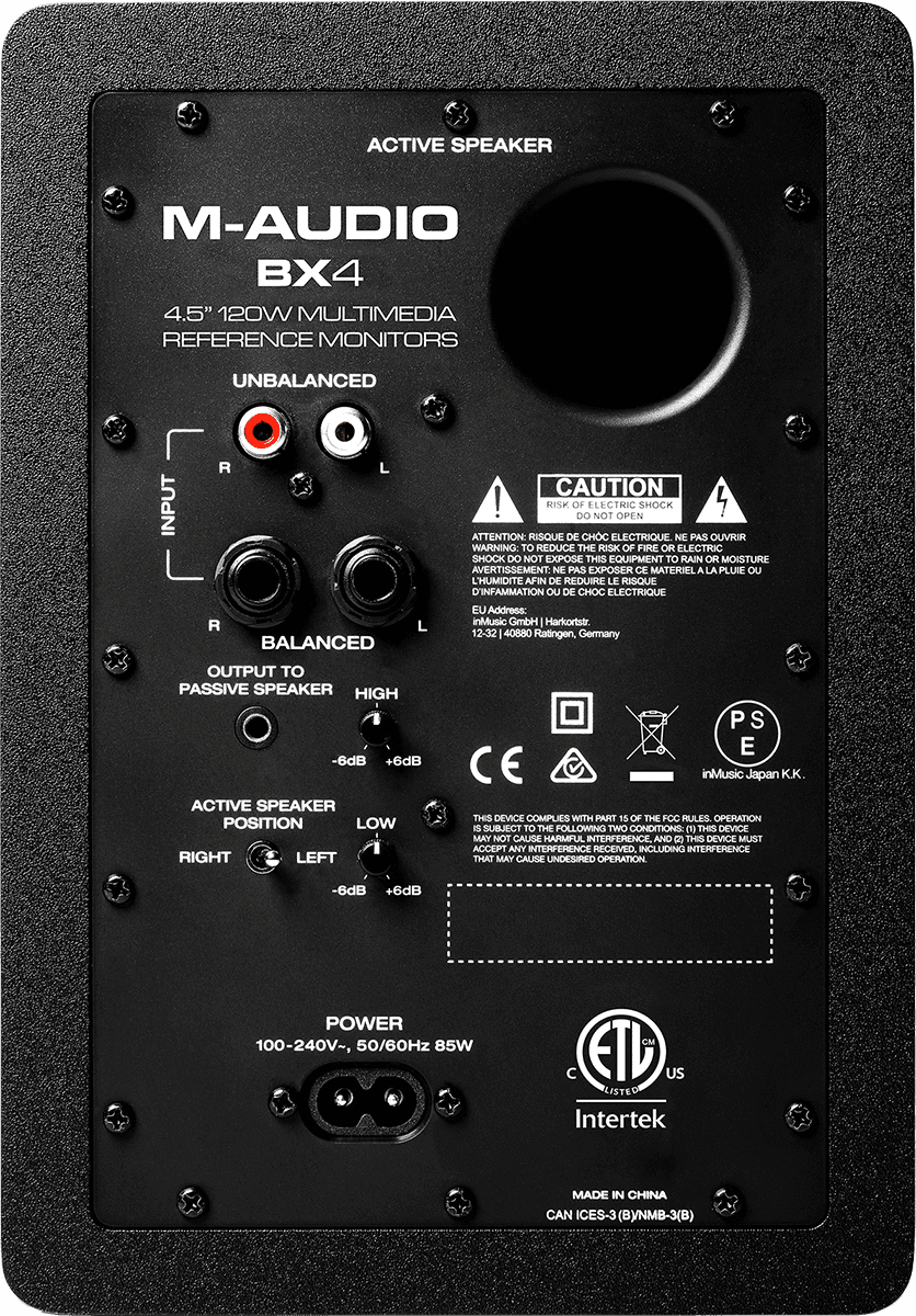 M-audio Bx4d3 - La Paire - Active studio monitor - Variation 2