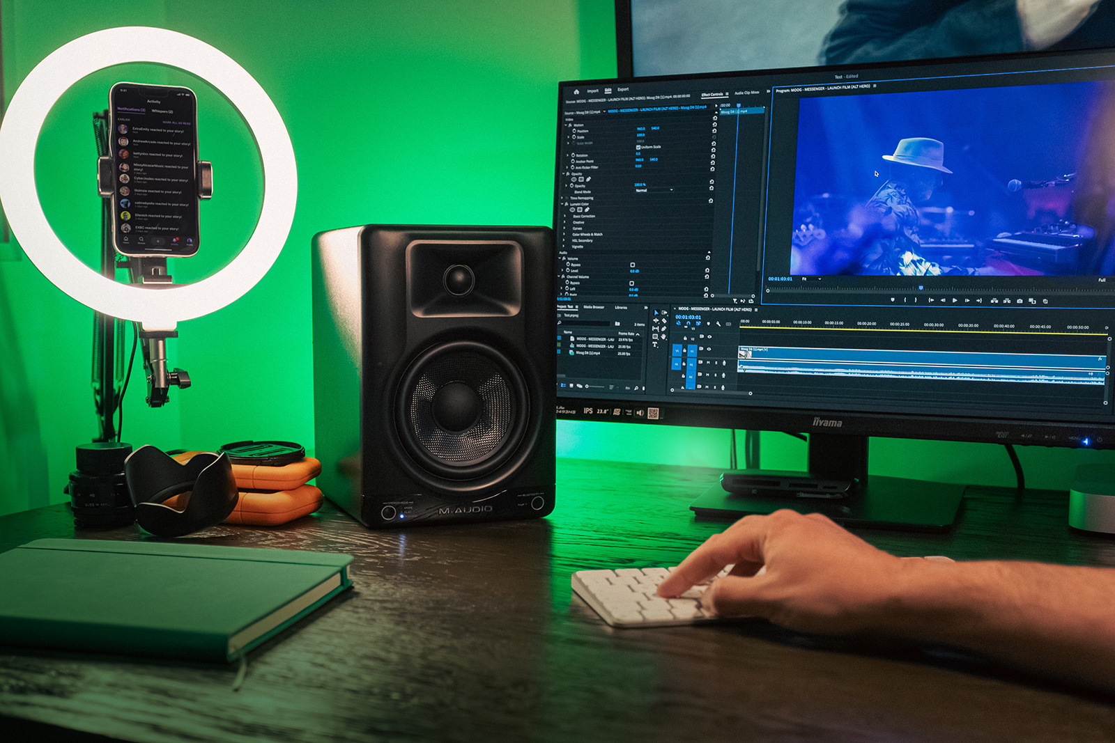 M-audio Bx5bt - La Paire - Active studio monitor - Variation 7