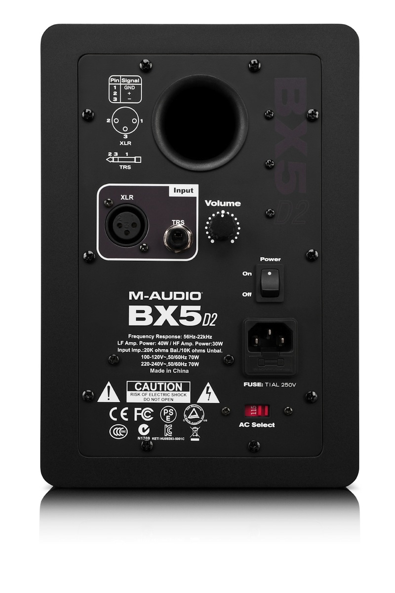 M-audio Bx5 D2 - La Paire - Active studio monitor - Variation 2