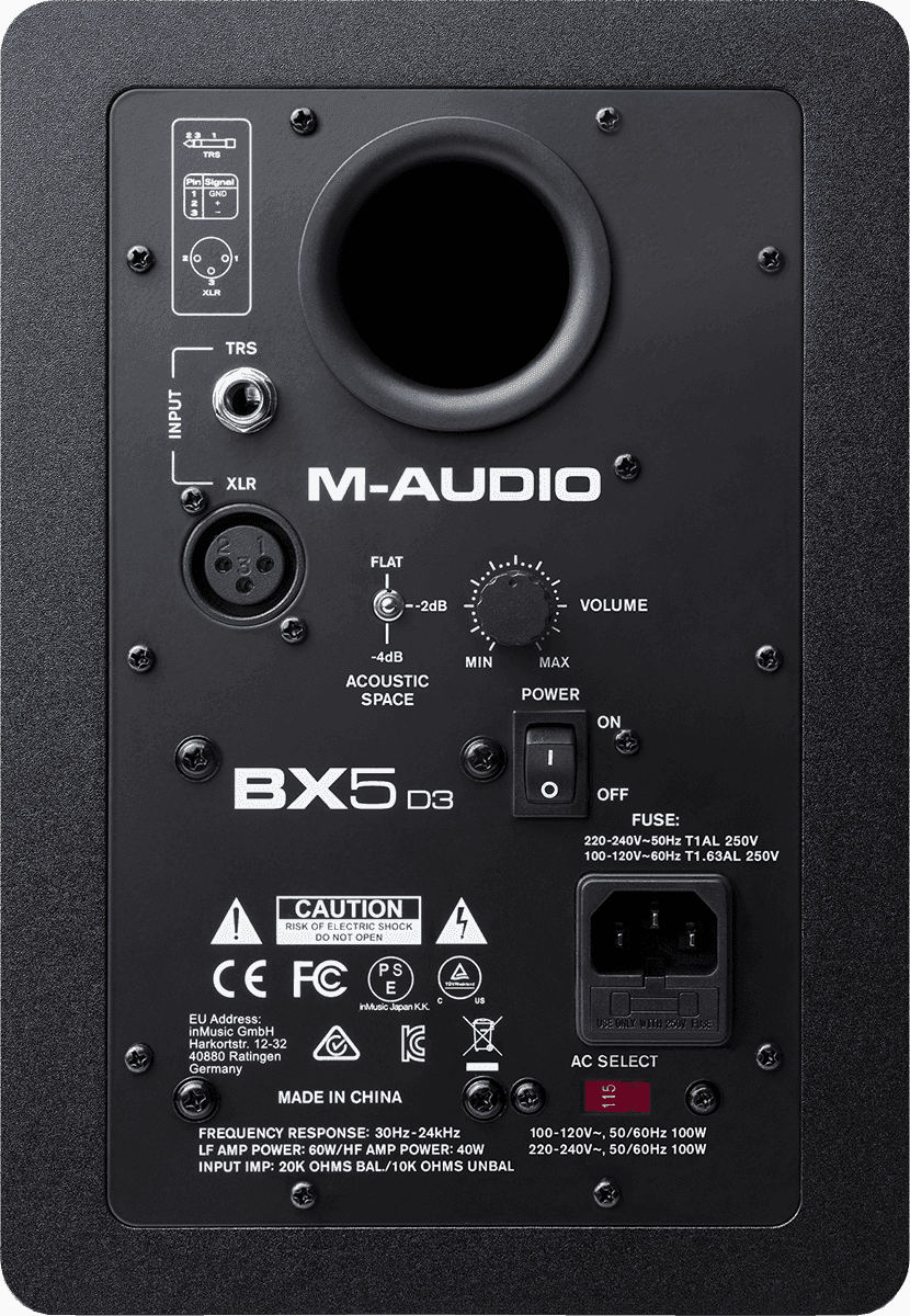 M-audio Bx5d3 Single - La PiÈce - Active studio monitor - Variation 2
