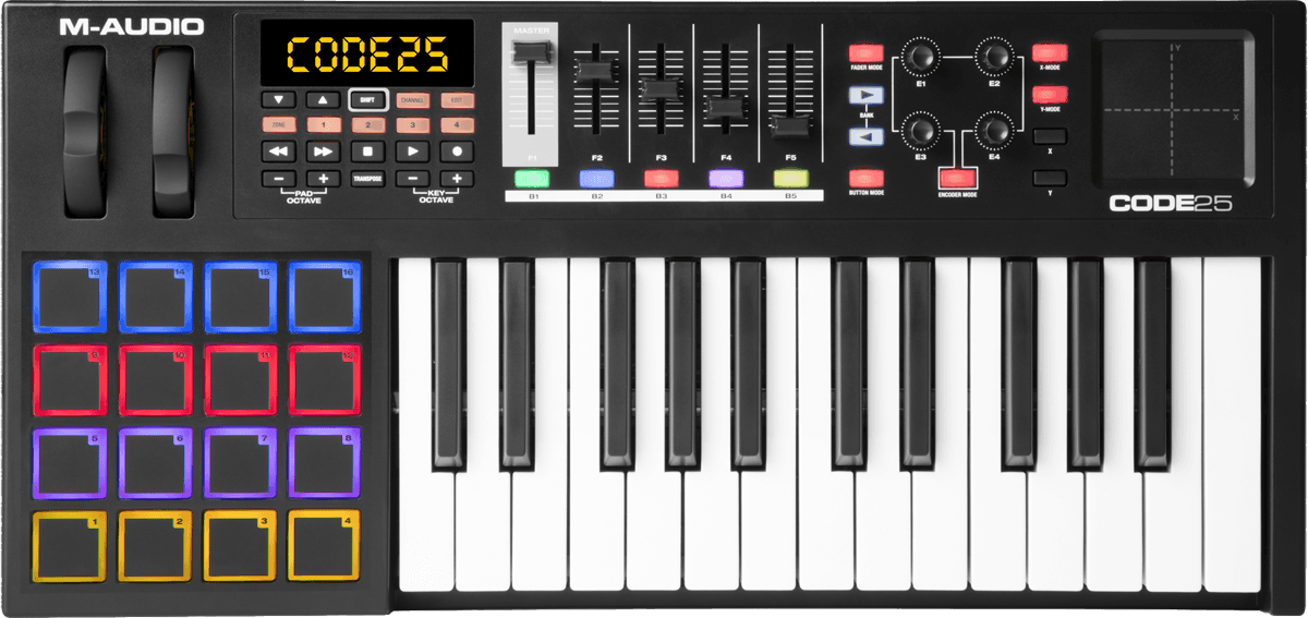 M-audio Code 25 Black - Controller-Keyboard - Main picture