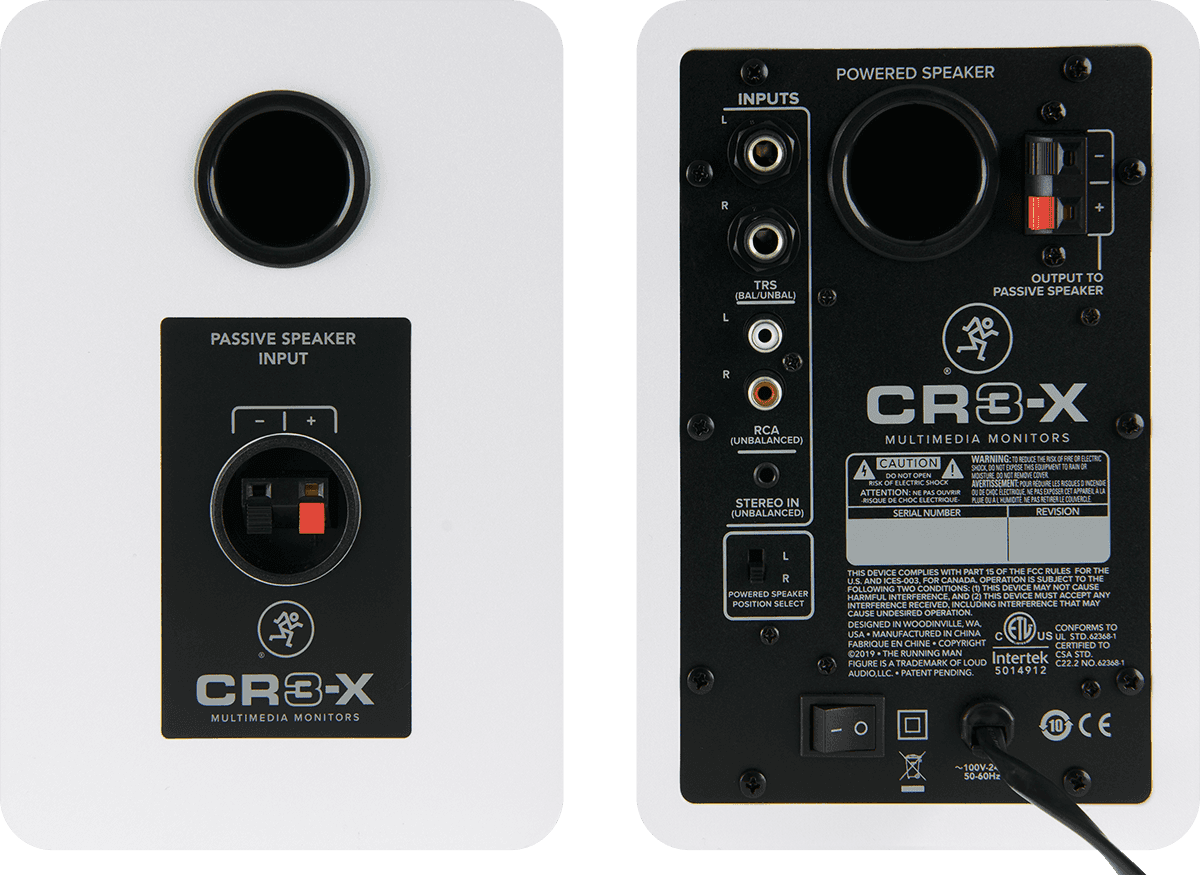 Mackie Cr3-xbtltd-wht-paire - Active studio monitor - Variation 2