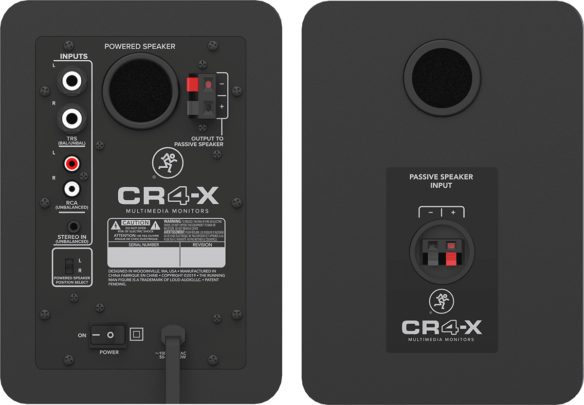 Mackie Cr4-x - La Paire - Active studio monitor - Variation 2