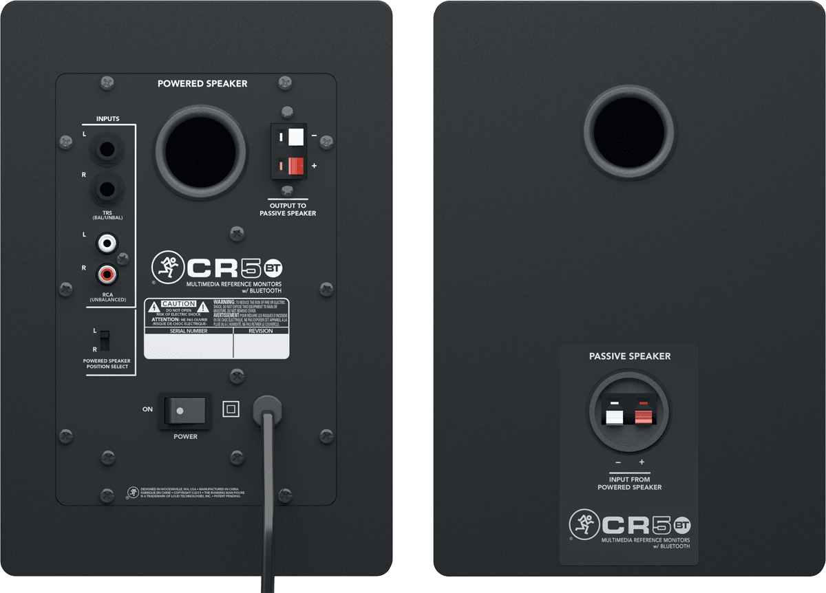 Mackie Cr5bt - La Paire - Active studio monitor - Variation 2