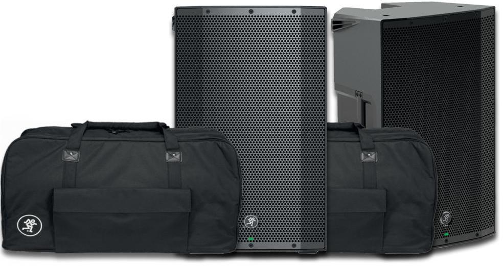 Complete pa system Mackie 2x Thump12A + 2x Thump12A-bag