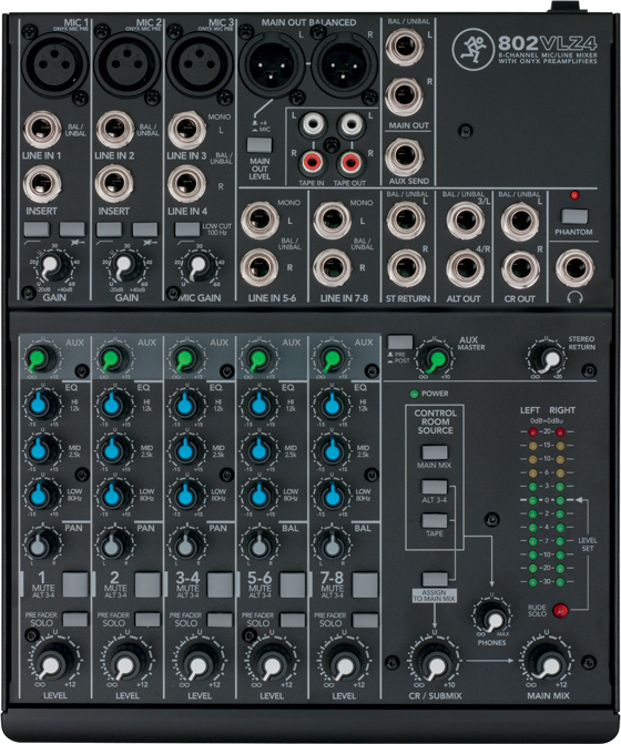 Mackie 802 Vlz4 - Analog mixing desk - Main picture