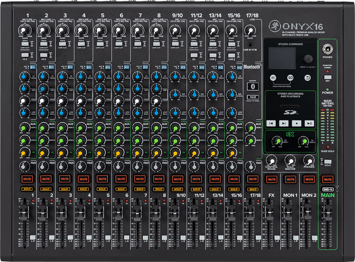 Mackie Onyx 16 - Analog mixing desk - Main picture