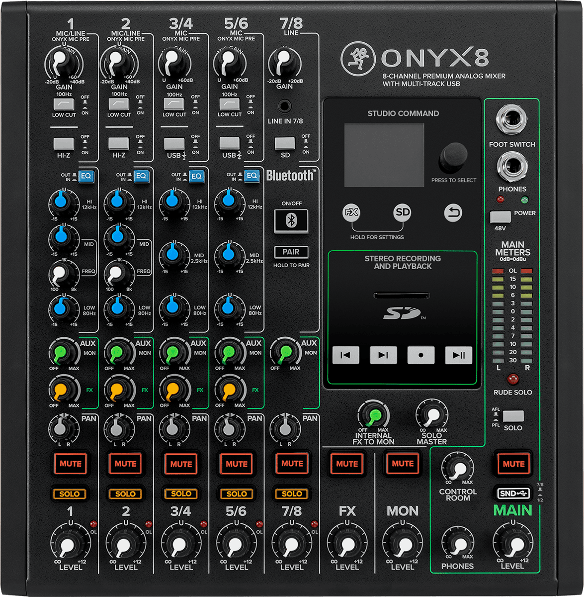 Mackie Onyx8 - Analog mixing desk - Main picture