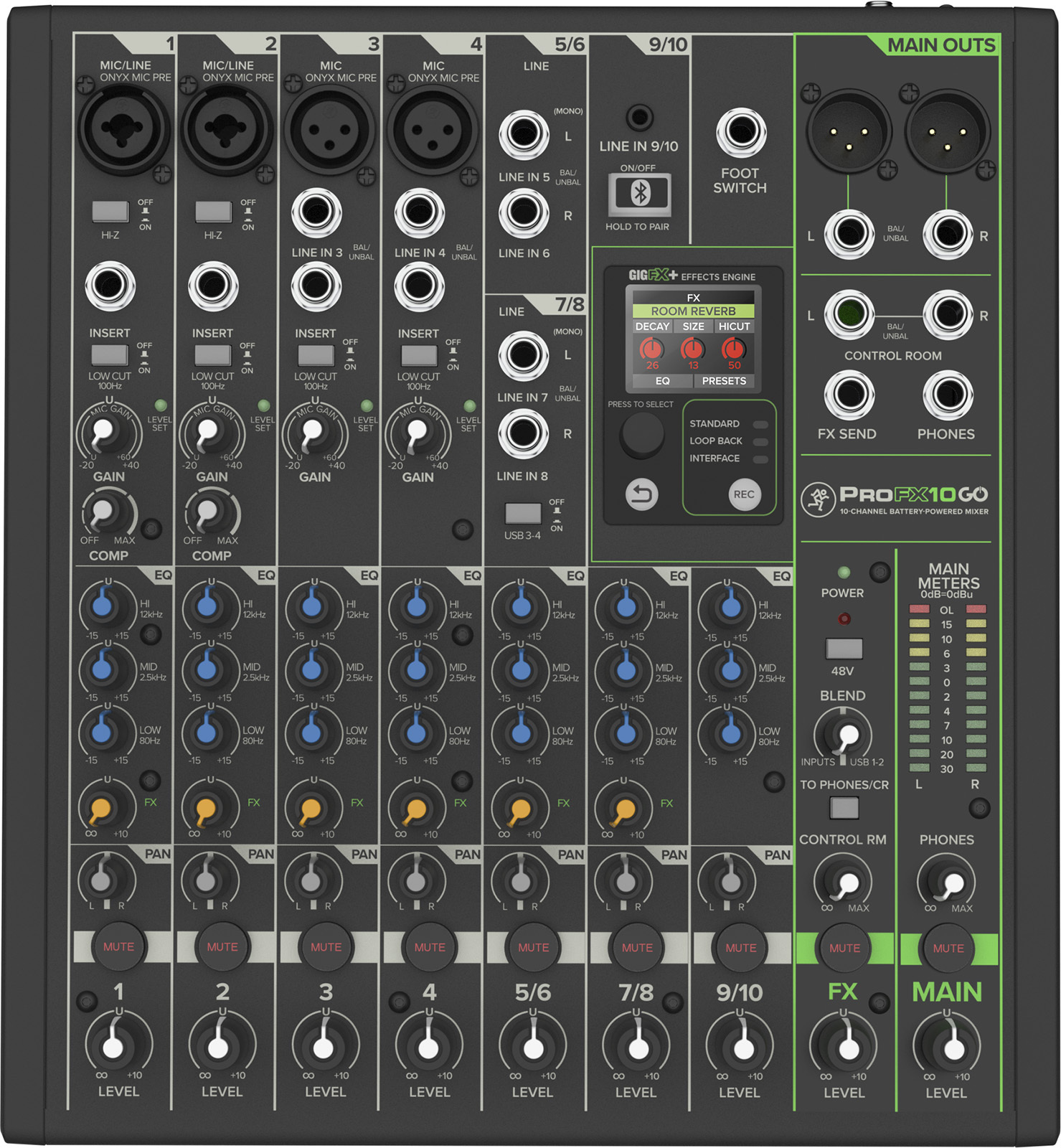 Mackie Profx10go - Analog mixing desk - Main picture