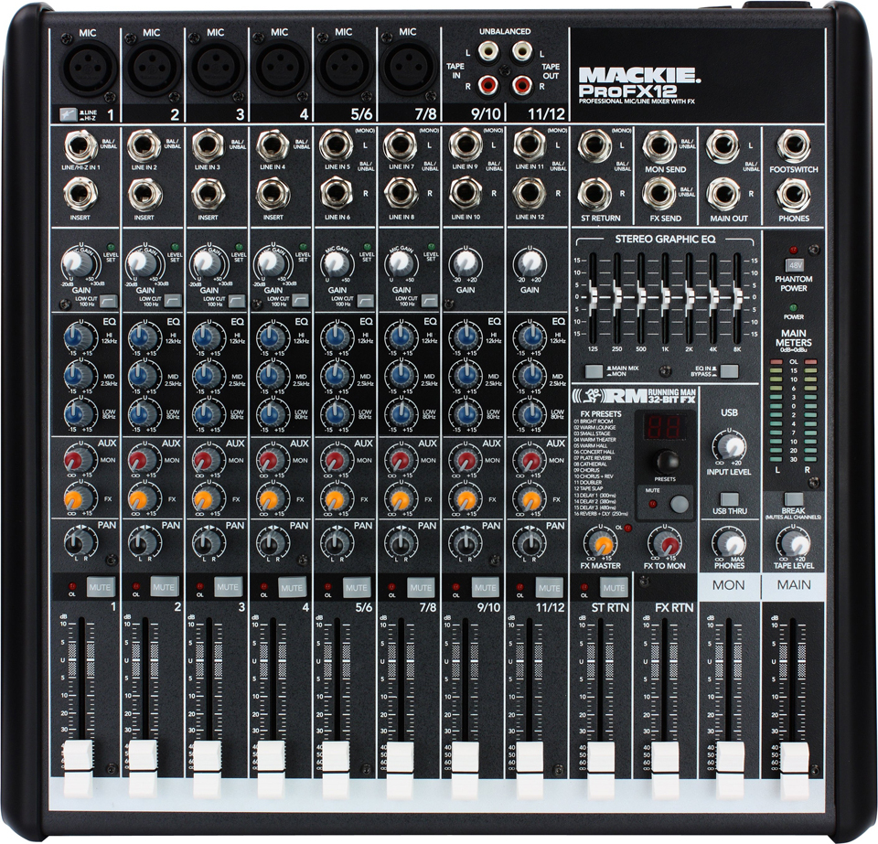 Mackie Profx12 - Analog mixing desk - Main picture
