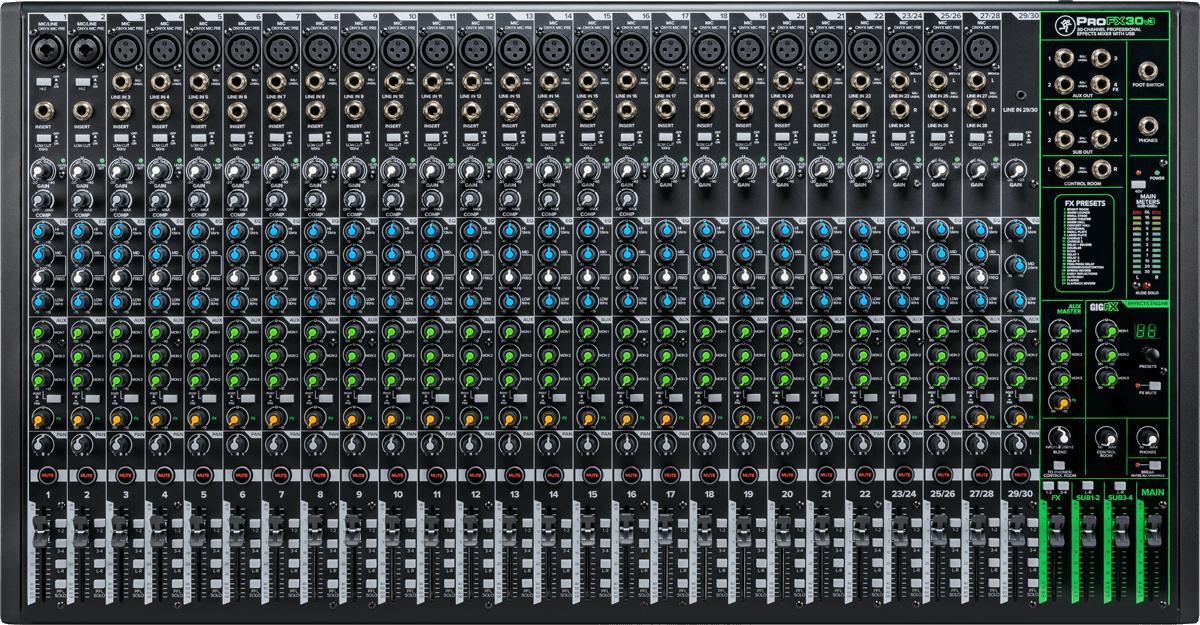 Analog mixing desk Mackie PROFX30 V3