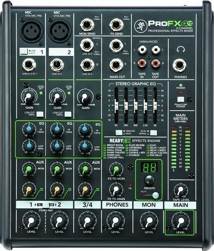 Mackie Profx4 V2 - Analog mixing desk - Main picture