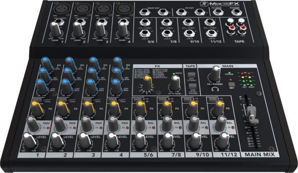 Analog mixing desk Mackie Mix12 FX