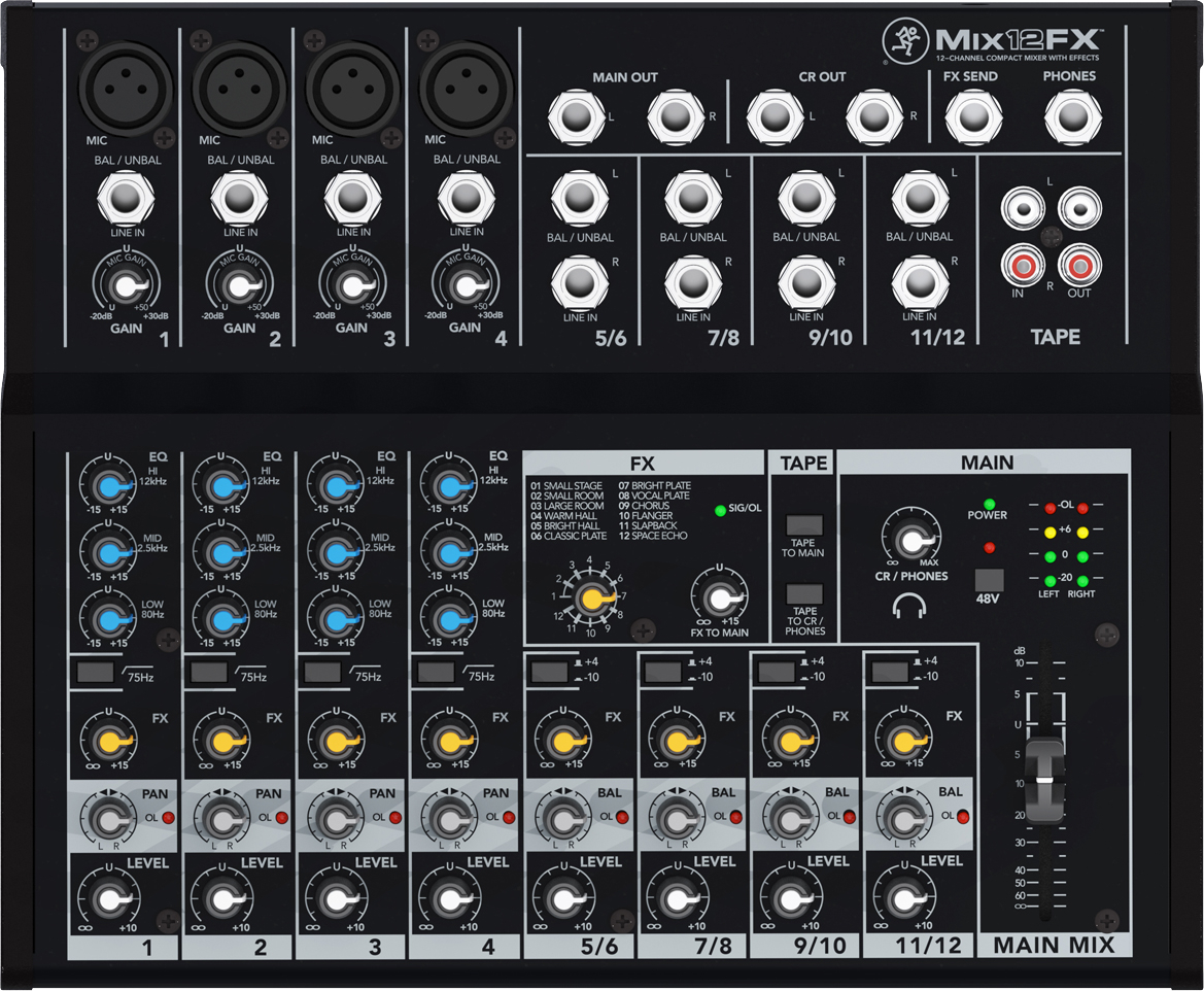 Mackie Mix12 Fx - Analog mixing desk - Variation 1