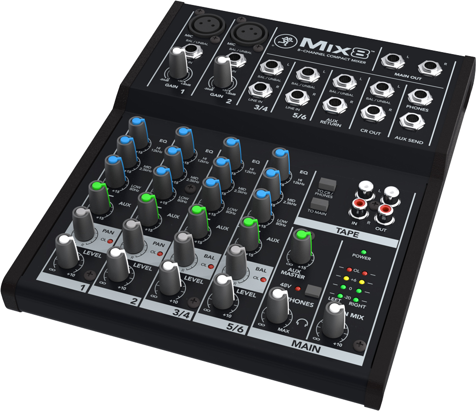 Mackie Mix8 - Analog mixing desk - Variation 4