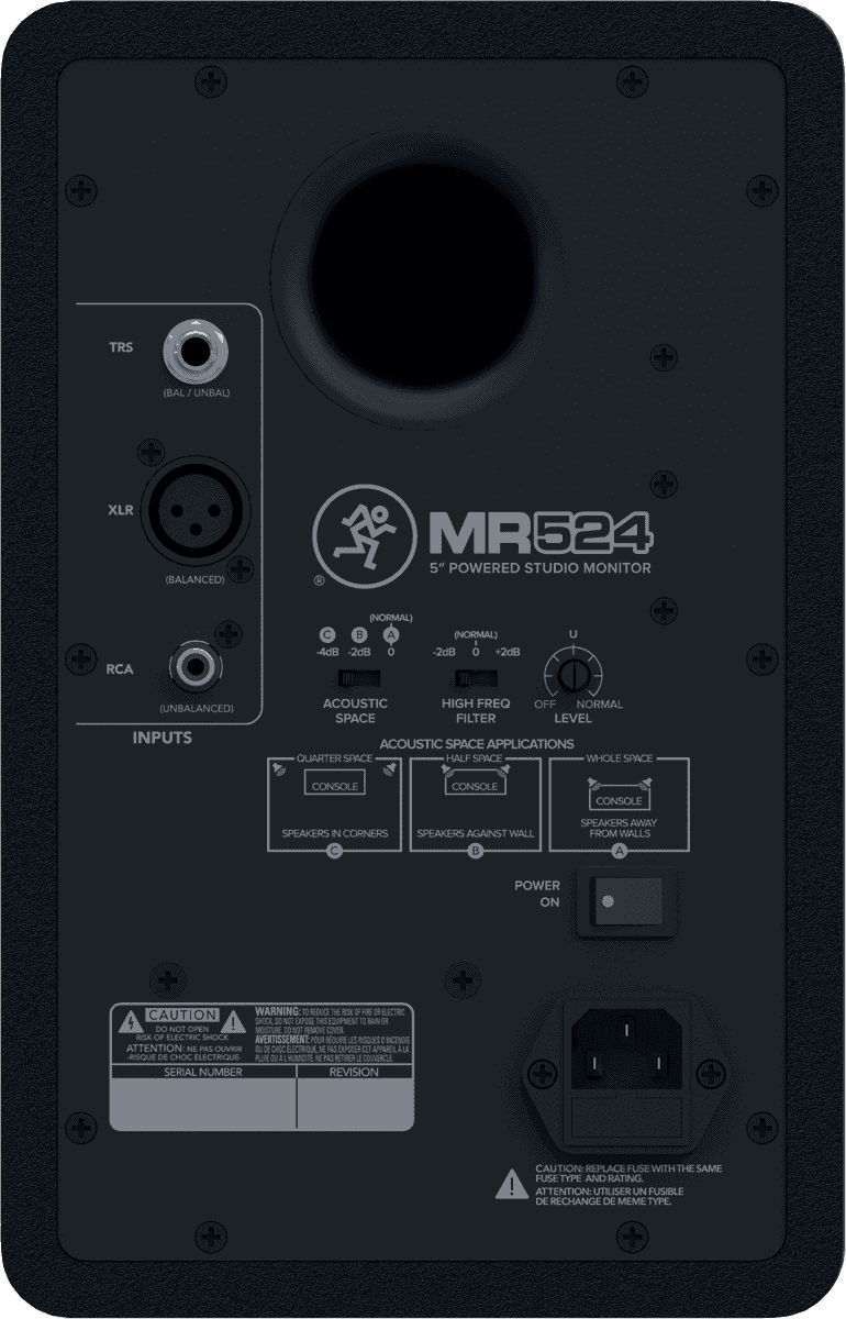 Mackie Mr524 - La PiÈce - Active studio monitor - Variation 2