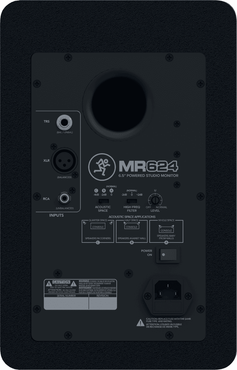 Mackie Mr624 - La PiÈce - Active studio monitor - Variation 2