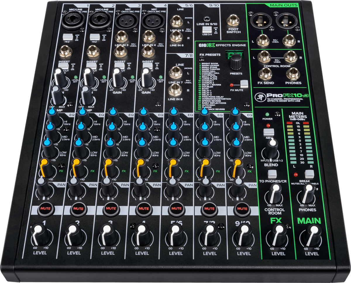 Mackie Profx 10v3 - Analog mixing desk - Variation 3