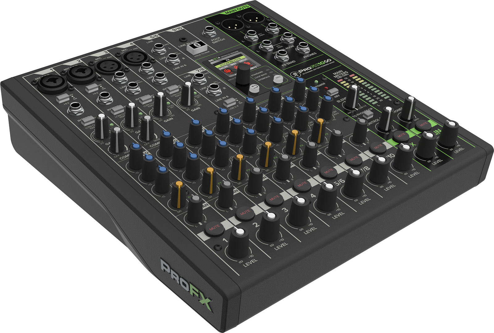Mackie Profx10go - Analog mixing desk - Variation 1