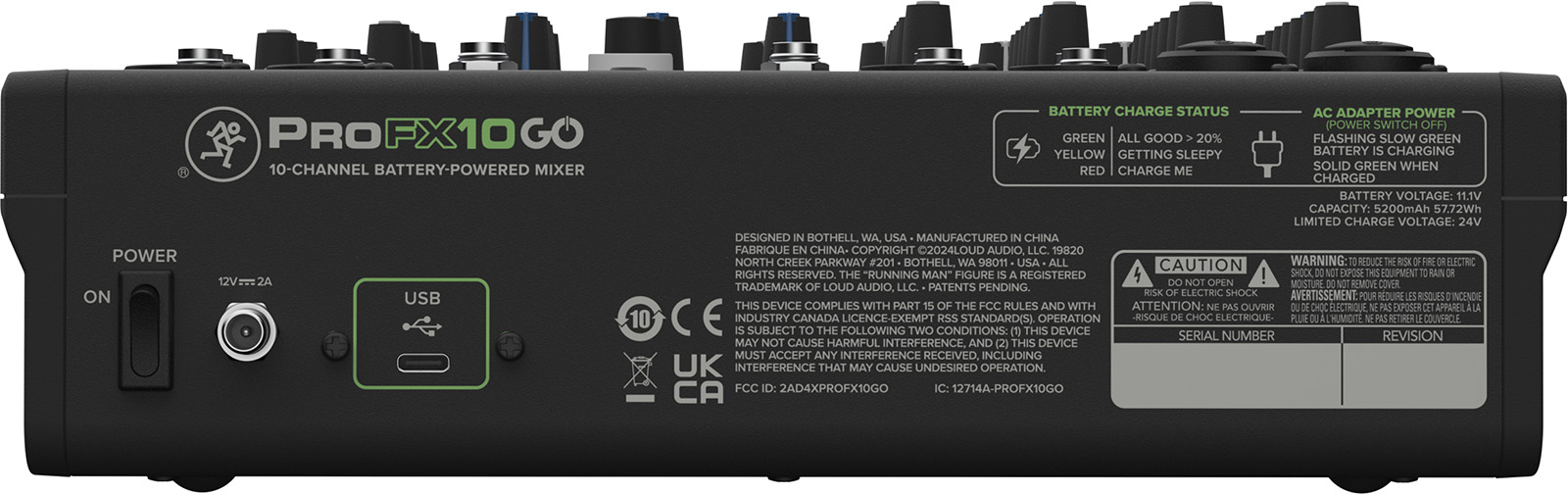 Mackie Profx10go - Analog mixing desk - Variation 2