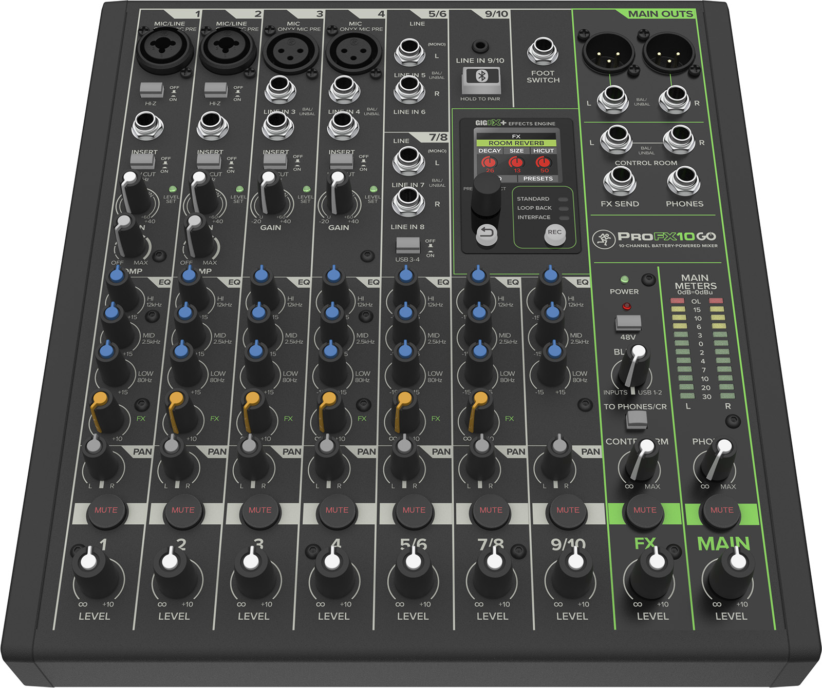Mackie Profx10go - Analog mixing desk - Variation 4
