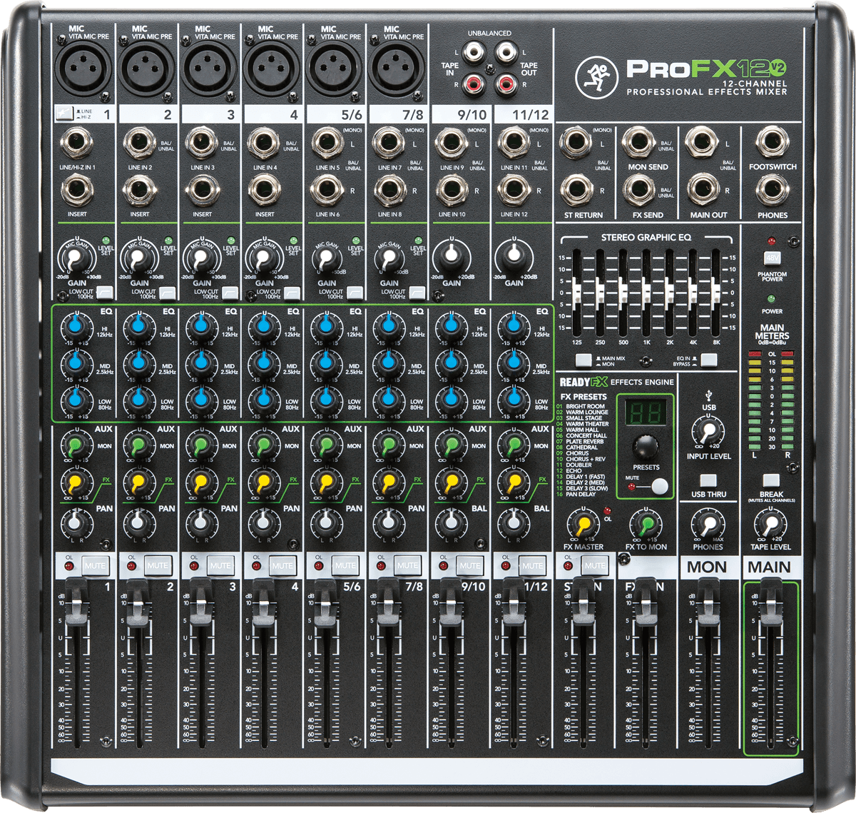 Mackie Profx12v2 - Analog mixing desk - Variation 2