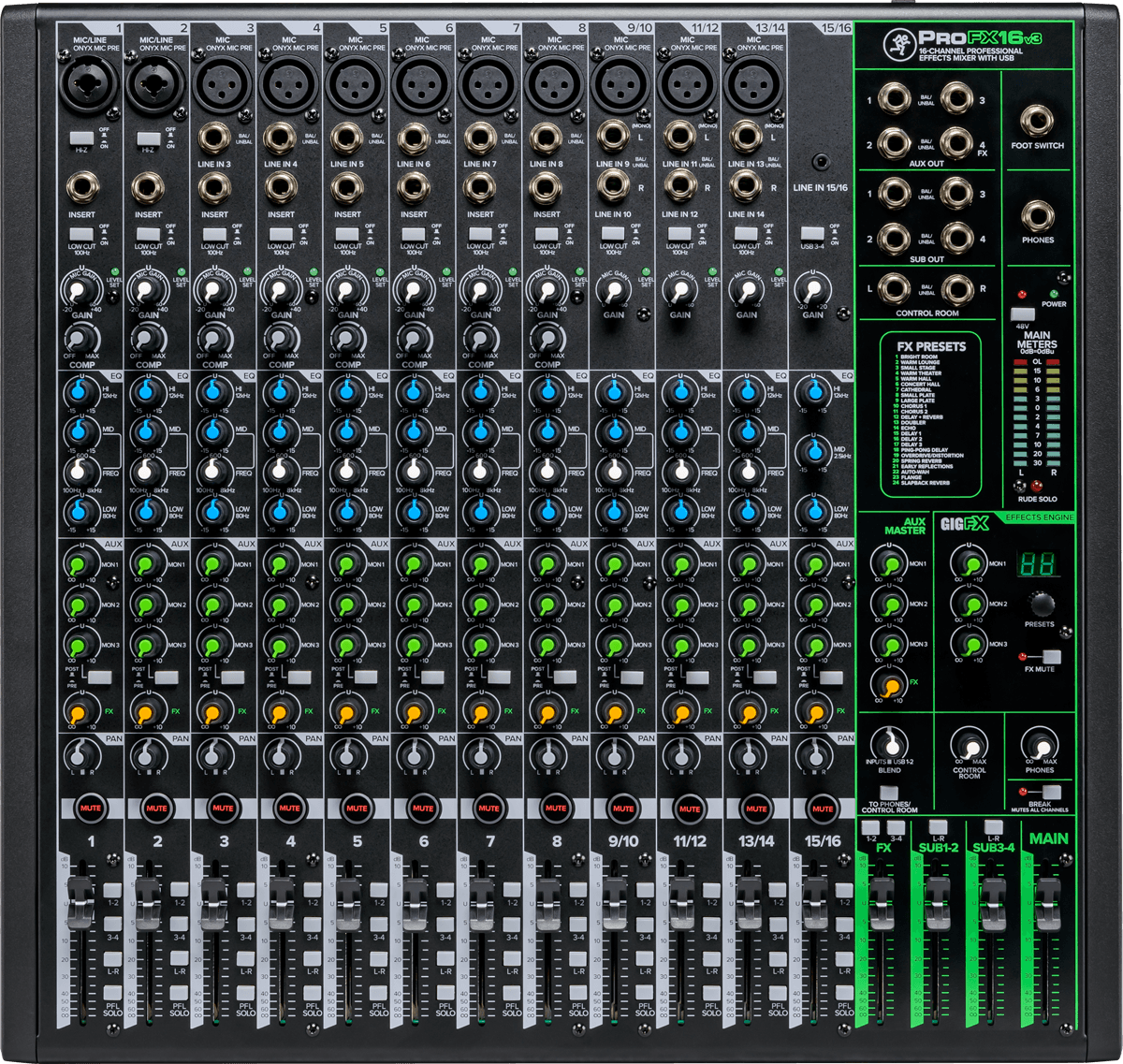 Mackie Profx 16V3 Analog mixing desk