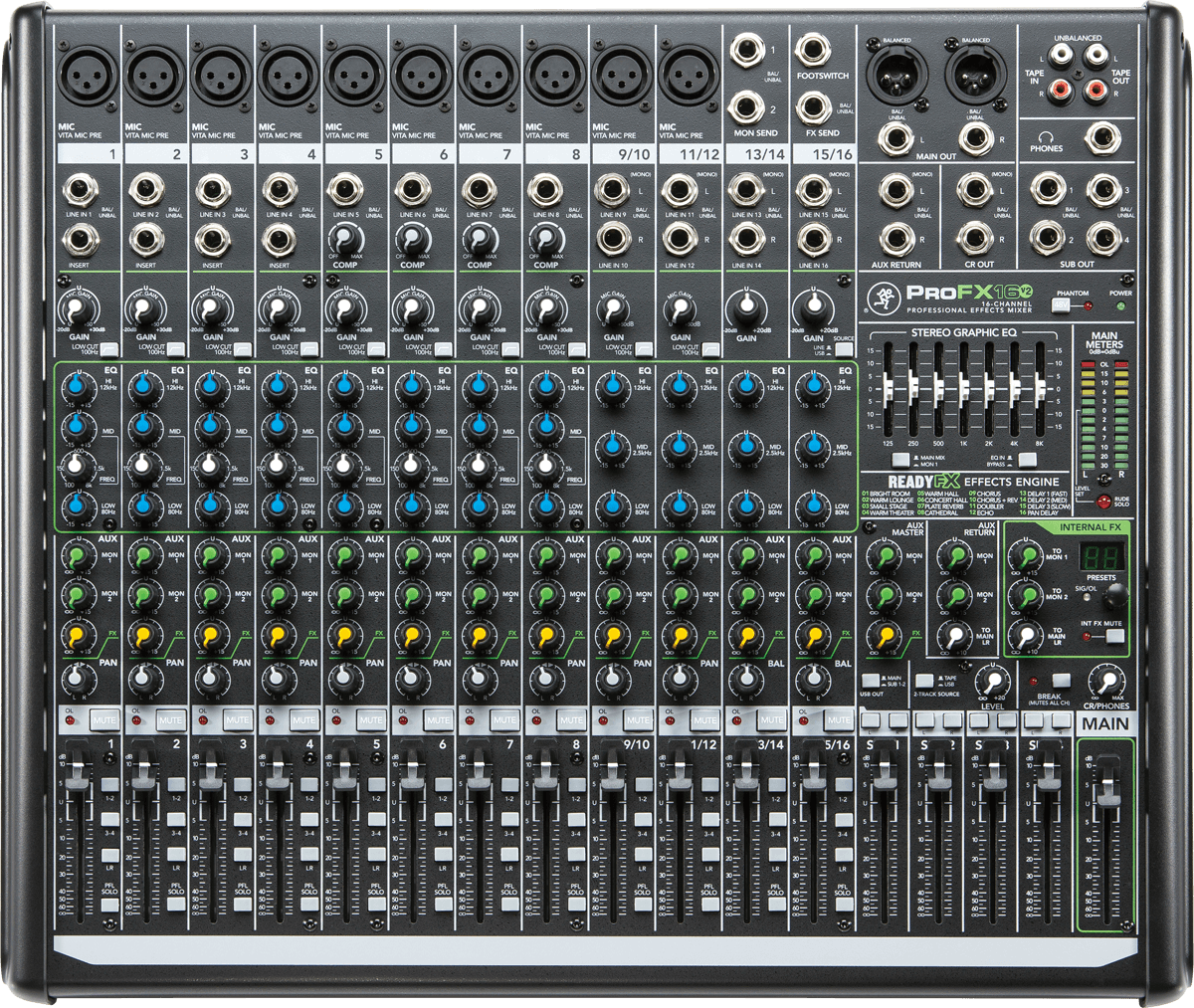 Mackie Profx16v2 - Analog mixing desk - Variation 3