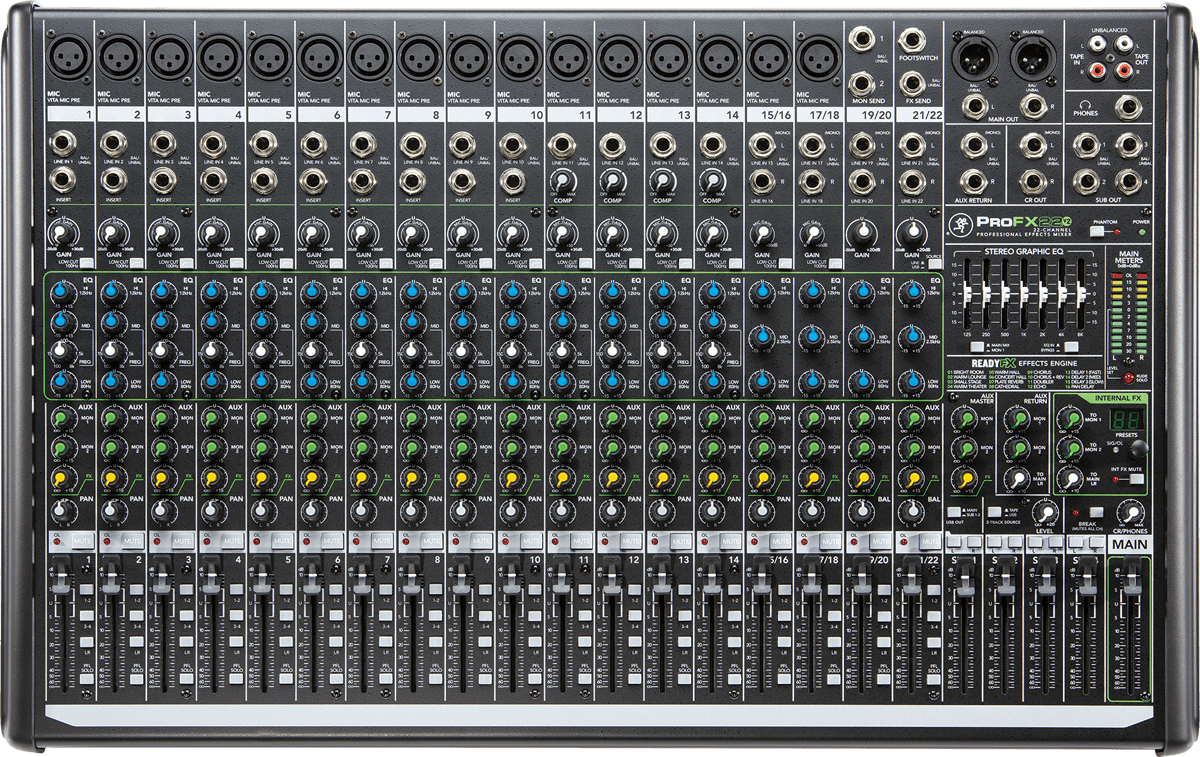 Mackie Profx22v2 - Analog mixing desk - Variation 3